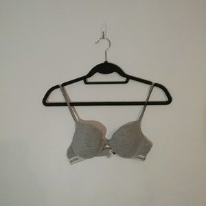 Grey Calvin Klein bra